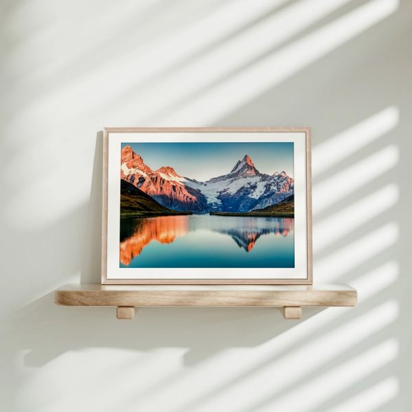 Sunrise Glow on Snowy Alps - Image 4