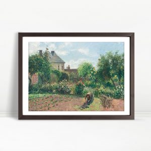Sunlit Garden With Blooming Flowers