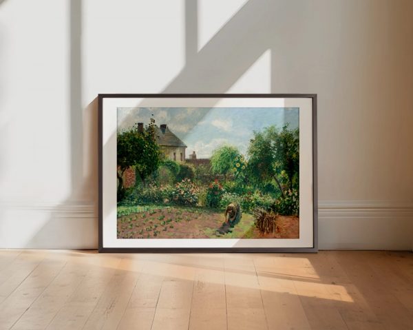 Sunlit Garden With Blooming Flowers - Image 2