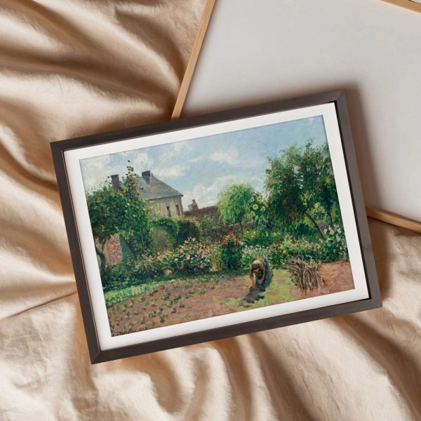 Sunlit Garden With Blooming Flowers - Image 3