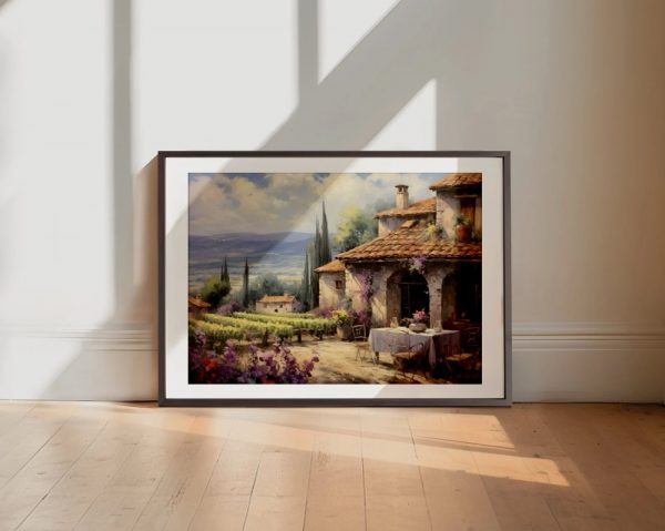 Tuscan Vineyard Patio With Valley View - Image 2