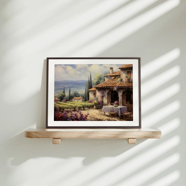 Tuscan Vineyard Patio With Valley View - Image 4