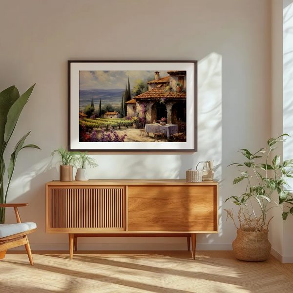 Tuscan Vineyard Patio With Valley View - Image 5