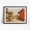 Serene Alley In Sunlit Village