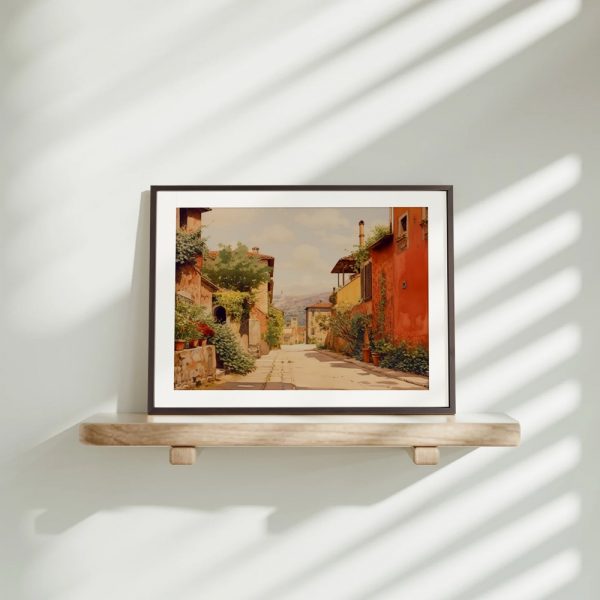 Serene Alley In Sunlit Village - Image 4