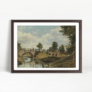 Country Bridge Over Gentle Stream