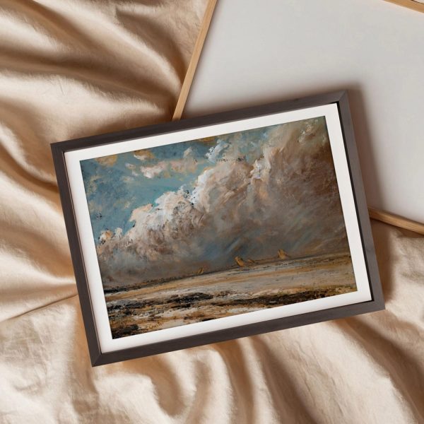 Windswept Shore Under Dramatic Sky - Image 3
