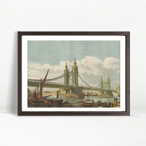 Towering Bridge Over Peaceful River