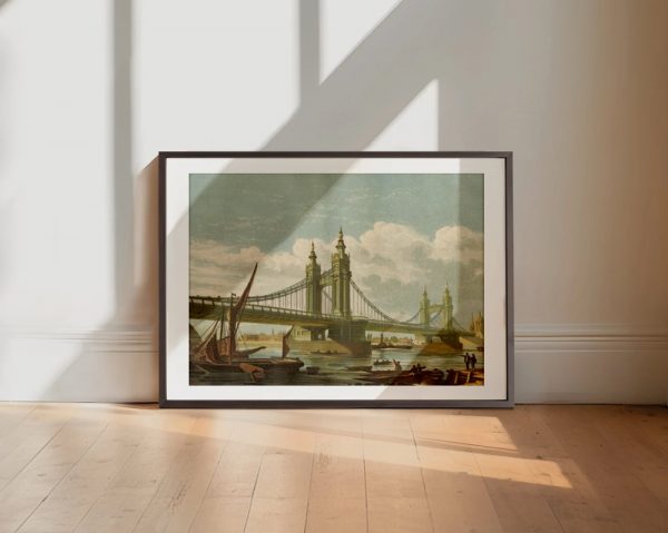Towering Bridge Over Peaceful River - Image 2