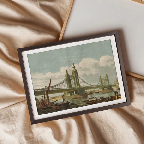 Towering Bridge Over Peaceful River - Image 3