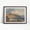 Coastal Castle Above Rolling Waves