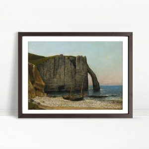 Arch Cliffs And Beached Fishing Boats
