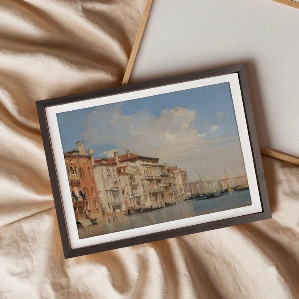Sunlit Venetian Palaces On Grand Canal - Image 3