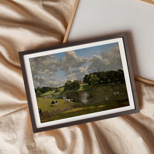 Grazing Cows Beside Tranquil Lake - Image 3