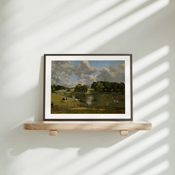 Grazing Cows Beside Tranquil Lake - Image 4