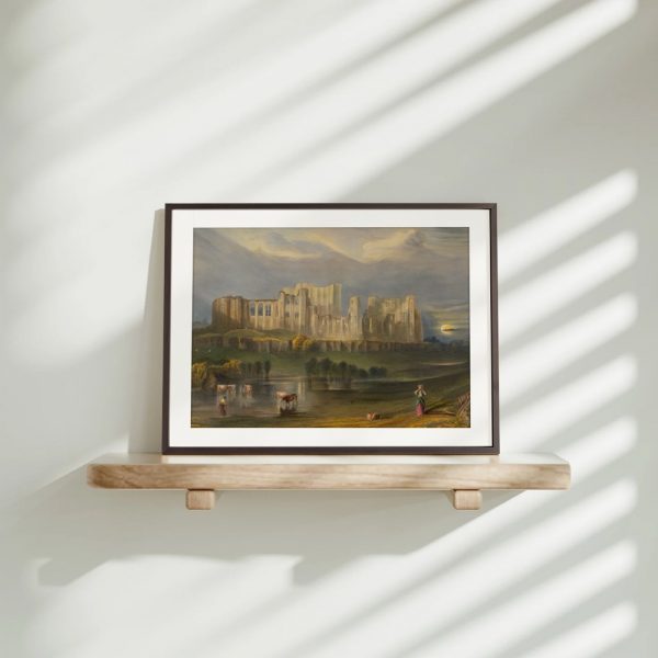 Ruined Castle Reflected At Sunset - Image 4