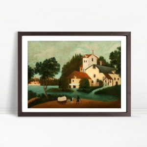 Watermill Village By Serene River