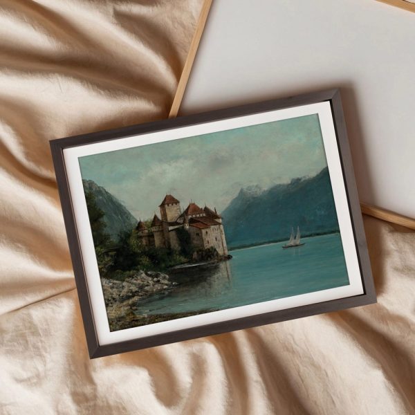 Lakeside Castle Amid Blue Mountains - Image 3