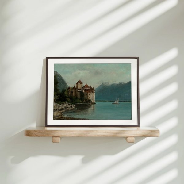Lakeside Castle Amid Blue Mountains - Image 4