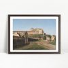 Hilltop Fortress Overlooking Rural Path