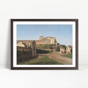 Hilltop Fortress Overlooking Rural Path