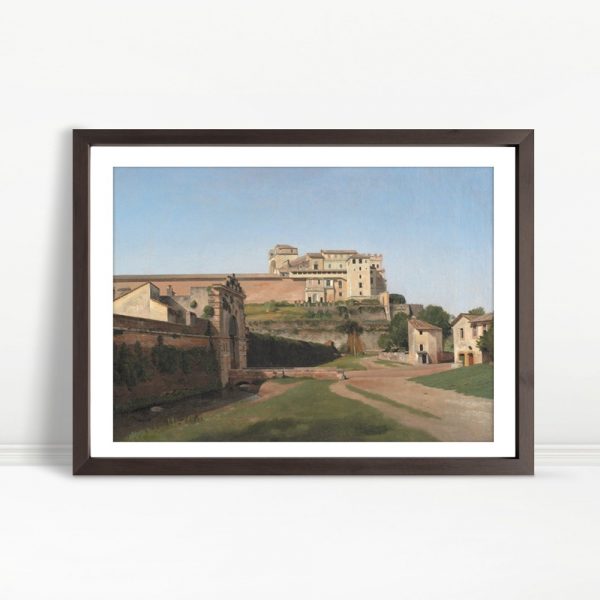 Hilltop Fortress Overlooking Rural Path