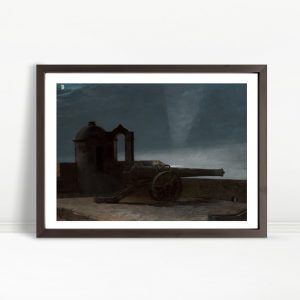 Moonlit Cannons On Coastal Fort