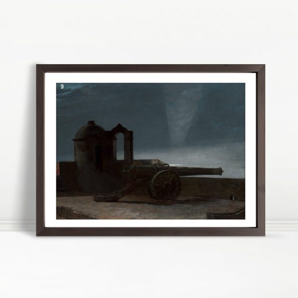 Moonlit Cannons On Coastal Fort
