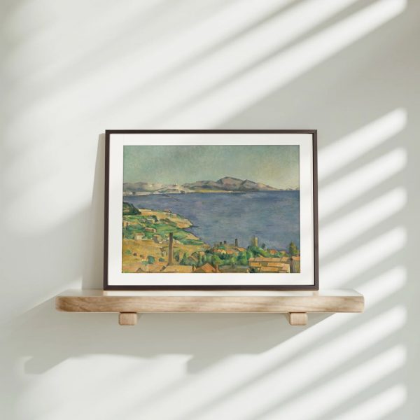 Sunlit Coastline With Distant Mountains - Image 4