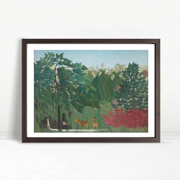 Serene Forest Clearing With Deer
