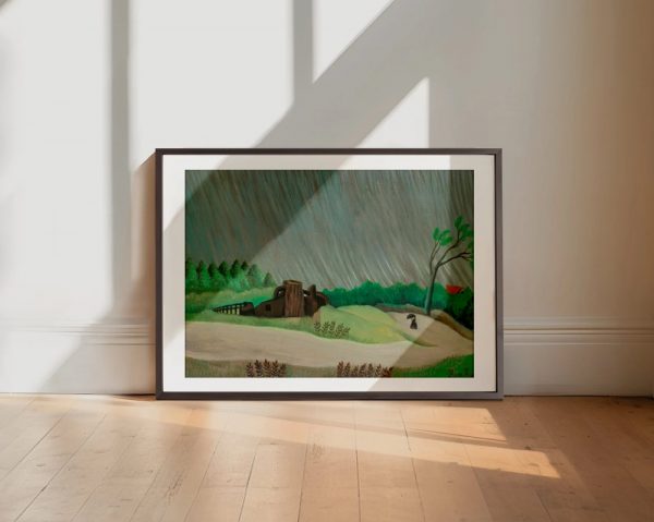 Rainy Day Over Rustic Countryside - Image 2