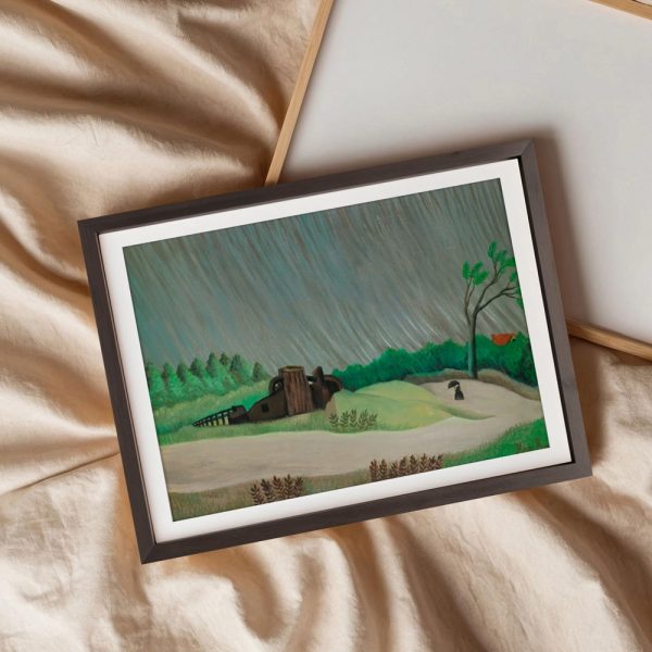 Rainy Day Over Rustic Countryside - Image 3