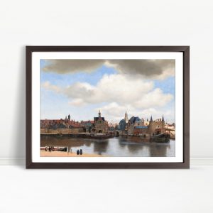 Tranquil Town Reflections By Water