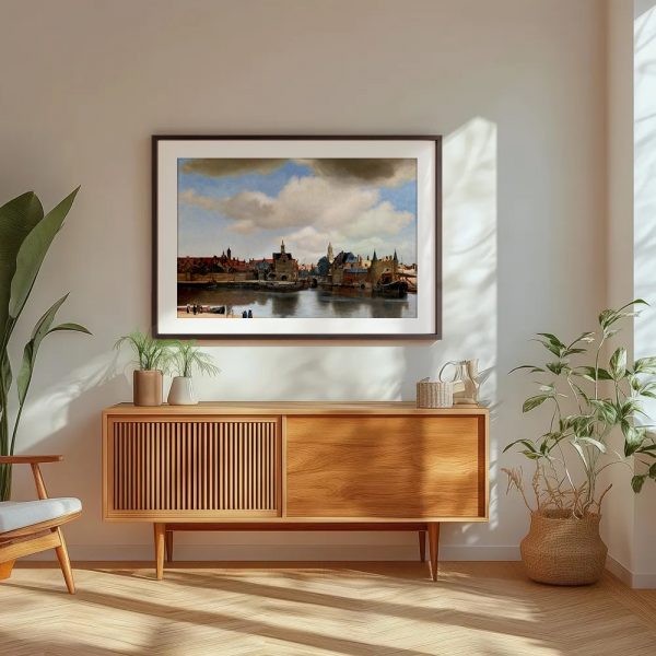 Tranquil Town Reflections By Water - Image 5