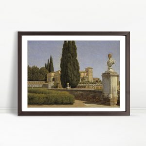 Classical Villa Amid Cypress Trees