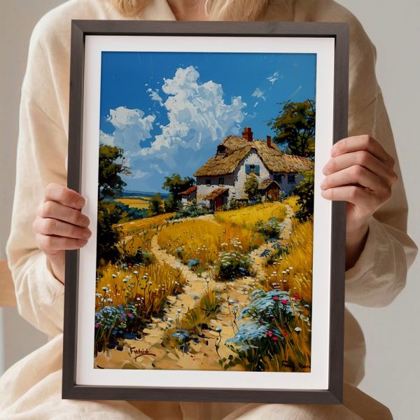 Wildflower Path To Country Cottage - Image 2