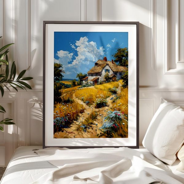 Wildflower Path To Country Cottage - Image 5