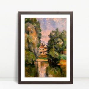 Riverside Manor Hidden By Lush Trees
