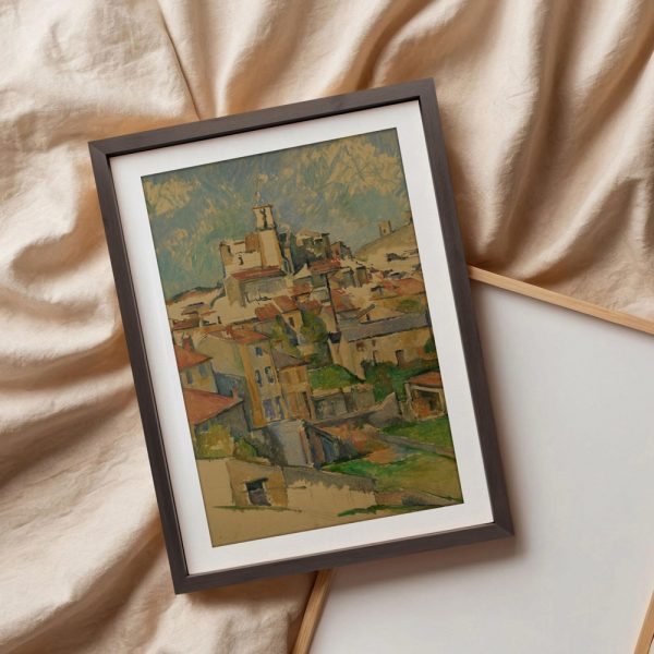 Village Landscape with Red Rooftop Houses - Image 3