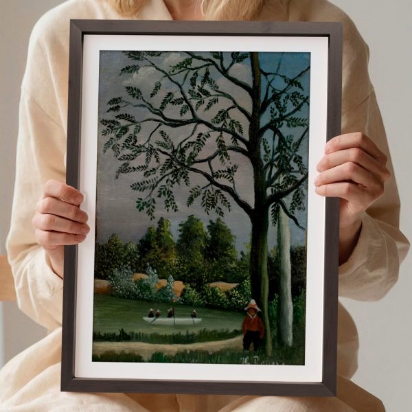 Man Under Tree in Peaceful Park - Image 2