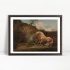 Horse Frightened by a Lion by George Stubbs