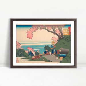 Gathering Water Under Blossoming Sakura