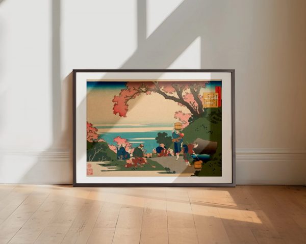 Gathering Water Under Blossoming Sakura - Image 2