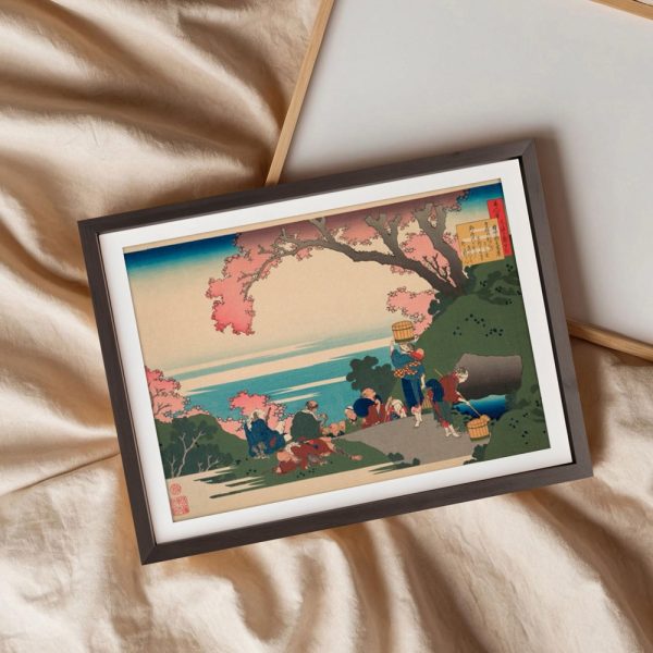 Gathering Water Under Blossoming Sakura - Image 3