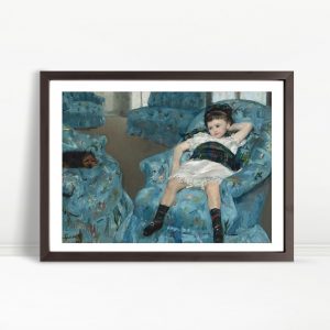 Little Girl in a Blue Armchair (1878)