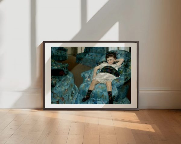 Little Girl in a Blue Armchair (1878) - Image 2