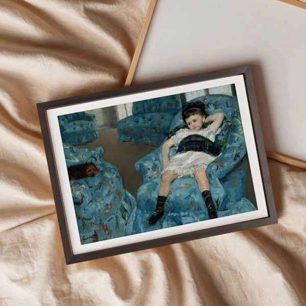 Little Girl in a Blue Armchair (1878) - Image 3