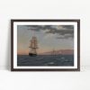 Tall Ships at Tranquil Dusk