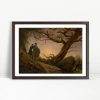 Two Men Contemplating the Moon by Caspar David Friedrich