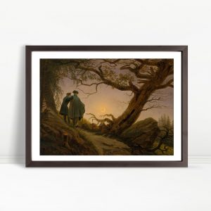 Two Men Contemplating the Moon by Caspar David Friedrich